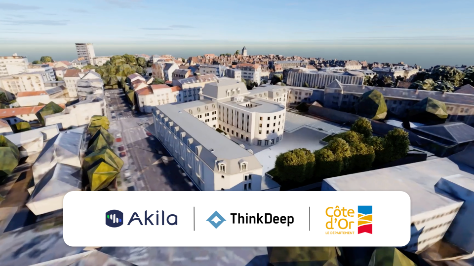 法国科多尔省携手 Akila 与 ThinkDeep，开启主权数字孪生与 AI 智能体项目新阶段